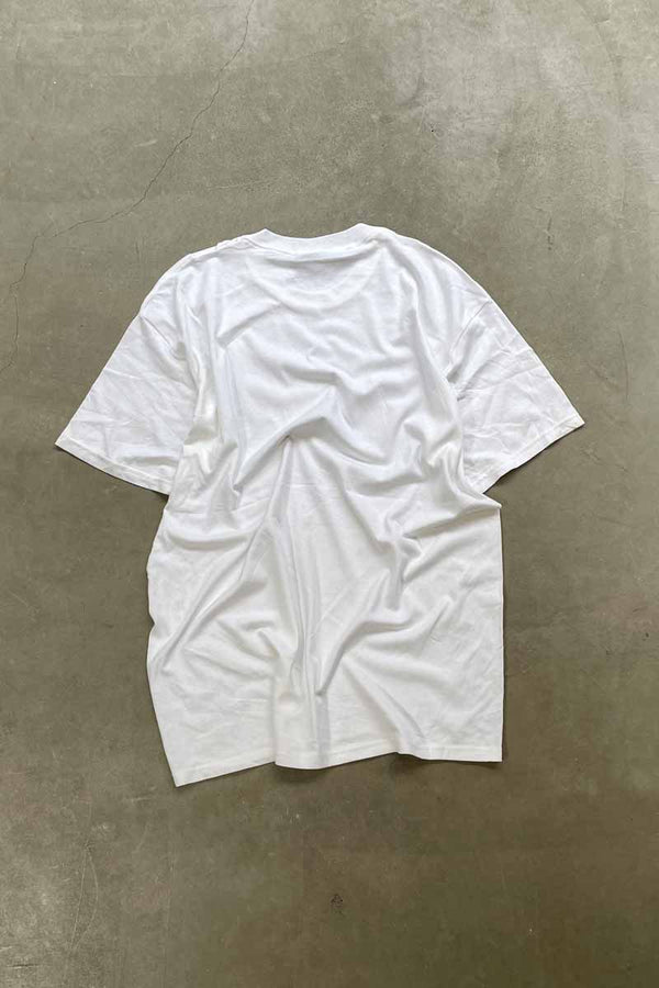 MADE IN USA 90'S S/S MESSAGE COW PRINT T-SHIRT / WHITE [SIZE: XL DEADSTOCK/NOS]
