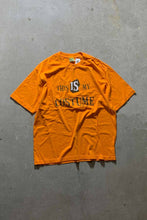 画像をギャラリービューアに読み込む, 90-00&#39;S PRINT MESSAGE T-SHIRT/ ORANGE [SIZE: L USED]
