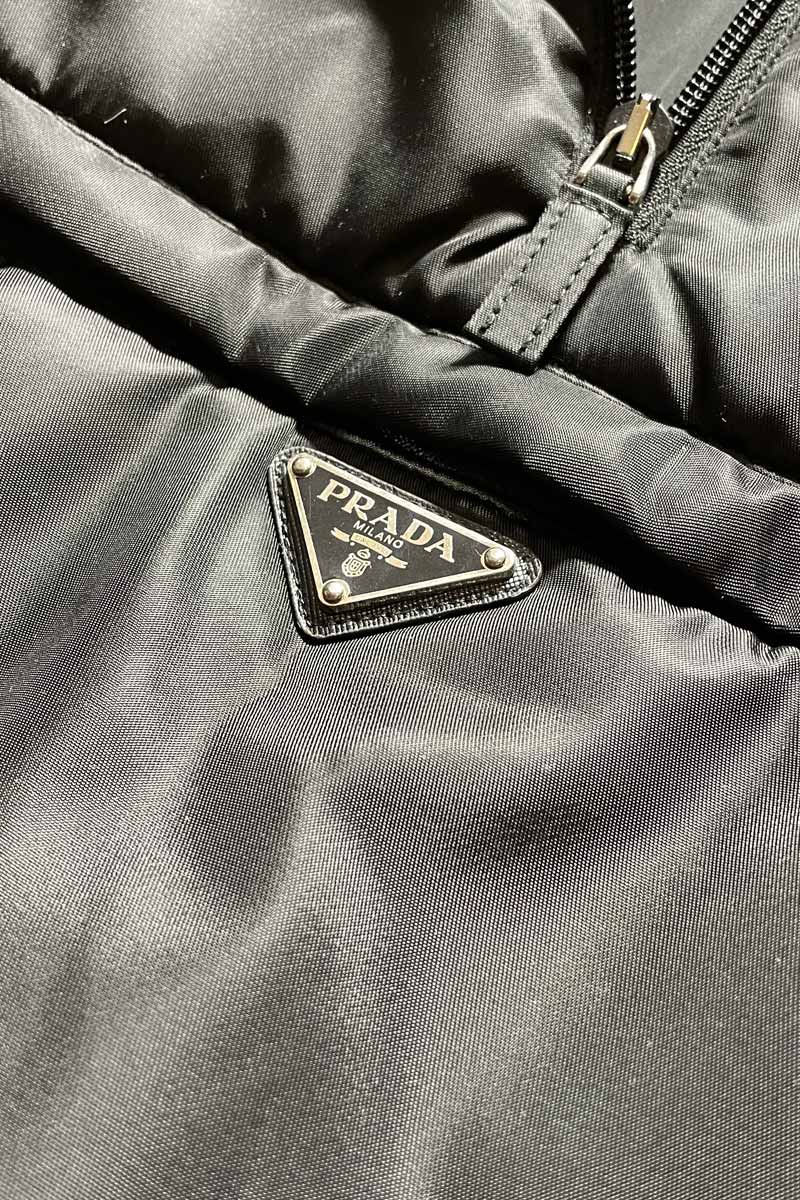 18AW PULLOVER PUFF NYLON HOODIE JACKET / BLACK [SIZE: M USED]