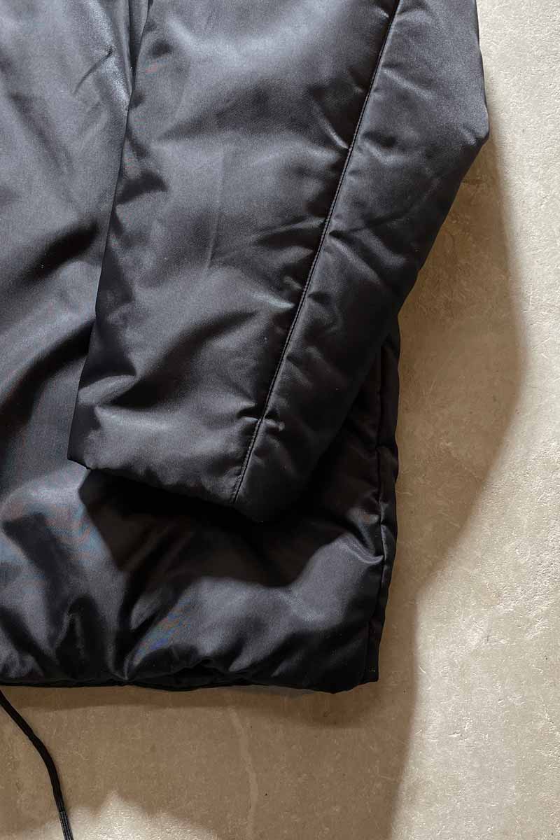 18AW PULLOVER PUFF NYLON HOODIE JACKET / BLACK [SIZE: M USED]