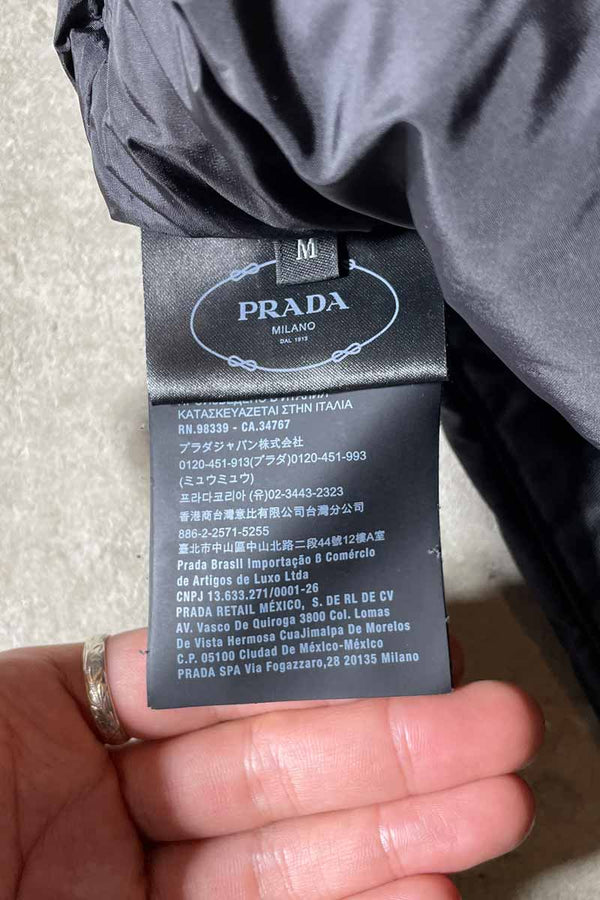 18AW PULLOVER PUFF NYLON HOODIE JACKET / BLACK [SIZE: M USED]
