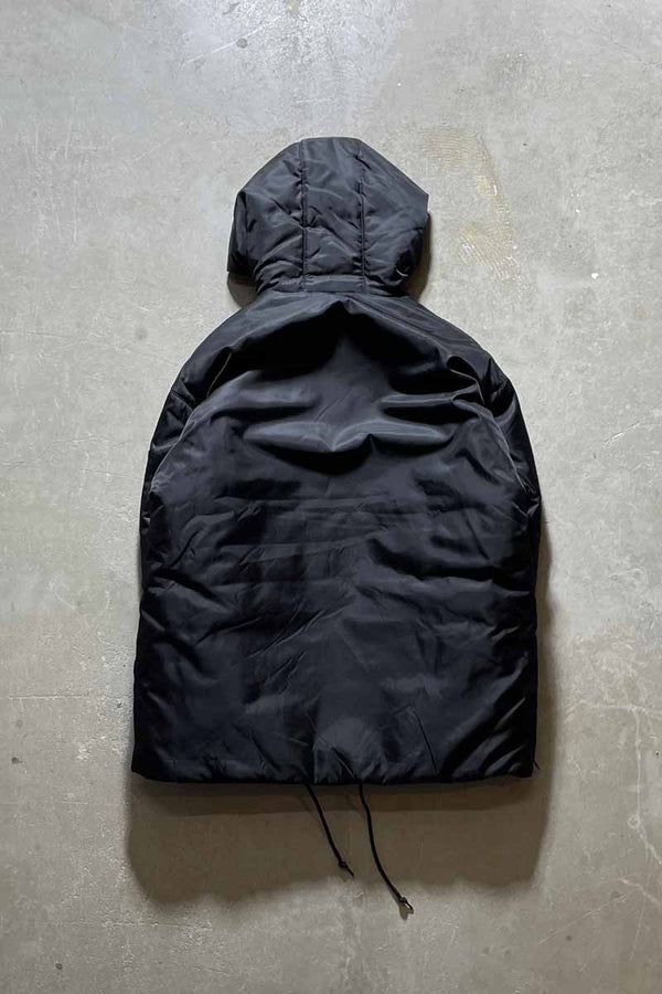 18AW PULLOVER PUFF NYLON HOODIE JACKET / BLACK [SIZE: M USED]