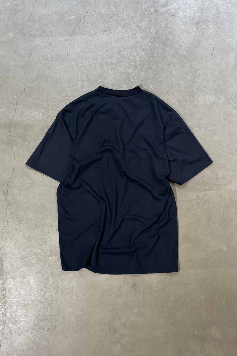 MADE IN USA 90'S S/S I'D RATHER BE FISHING PRINT MESSAGE T-SHIRT / BLACK [SIZE: L DEADSTOCK/NOS]