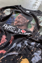 画像をギャラリービューアに読み込む, 2PAC PRINT BLEACHED HIP HOP T-SHIRT / BLACK [SIZE: XL USED]
