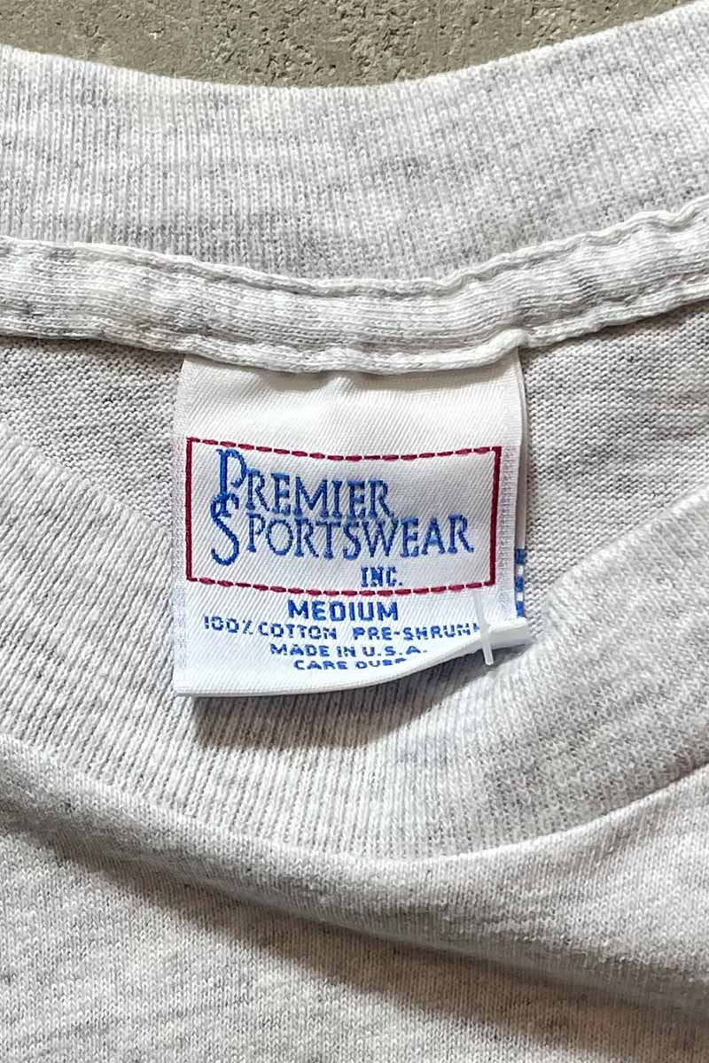 MADE IN USA 93'S S/S FACE PRINT T-SHIRT / GREY [SIZE: M USED]
