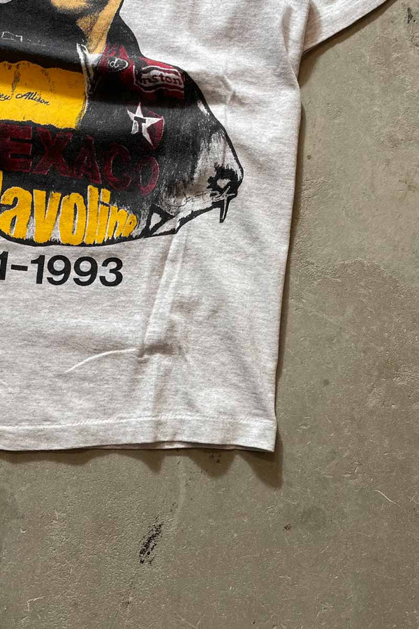 MADE IN USA 93'S S/S FACE PRINT T-SHIRT / GREY [SIZE: M USED]