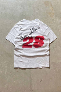 MADE IN USA 93'S S/S FACE PRINT T-SHIRT / GREY [SIZE: M USED]