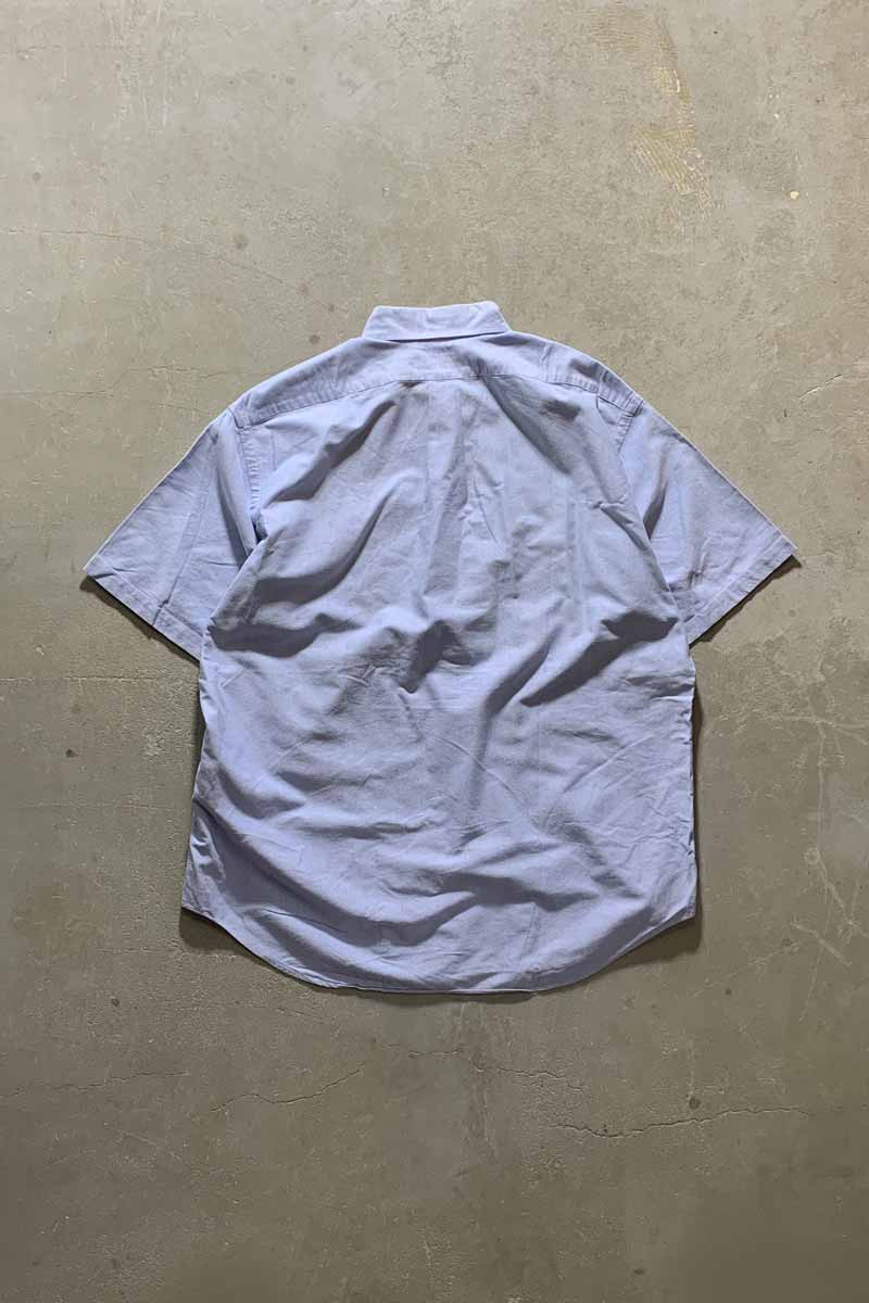 90'S B.D COTTON S/S BLAIRE SHIRT/ BLUE [SIZE:L USED]