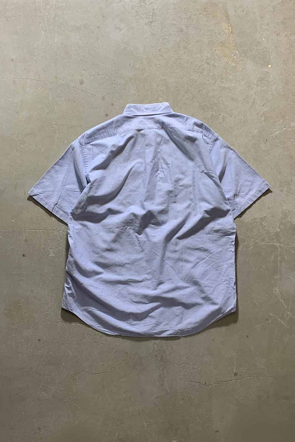 90'S B.D COTTON S/S BLAIRE SHIRT/ BLUE [SIZE:L USED]