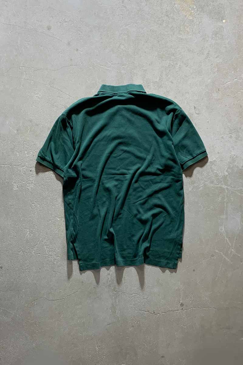 90'S ONE POINT S/S POLO SHIRT/ GREEN [SIZE:M USED]