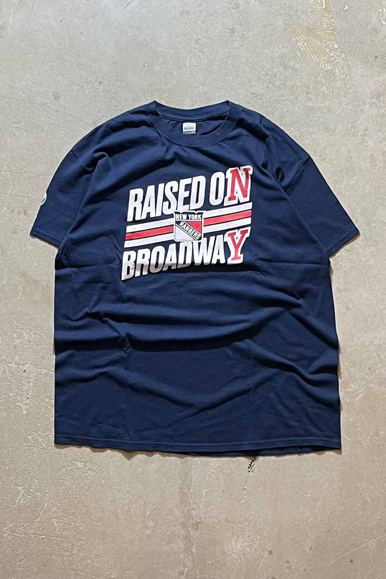 NY RANGERS PEPSI TEE SHIRT / NAVY [SIZE: XL USED]