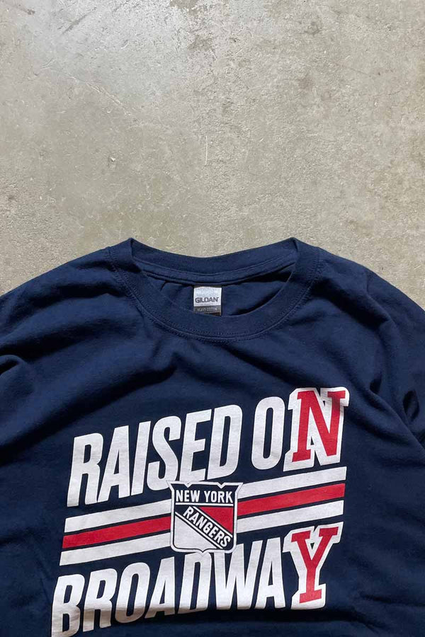 NY RANGERS PEPSI TEE SHIRT / NAVY [SIZE: XL USED]