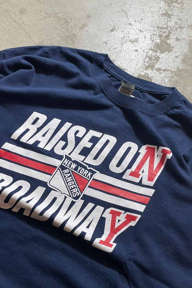NY RANGERS PEPSI TEE SHIRT / NAVY [SIZE: XL USED]