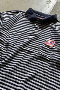 90'S NY YANKEES S/S POLO SHIRT/ NAVY  [SIZE:L USED]