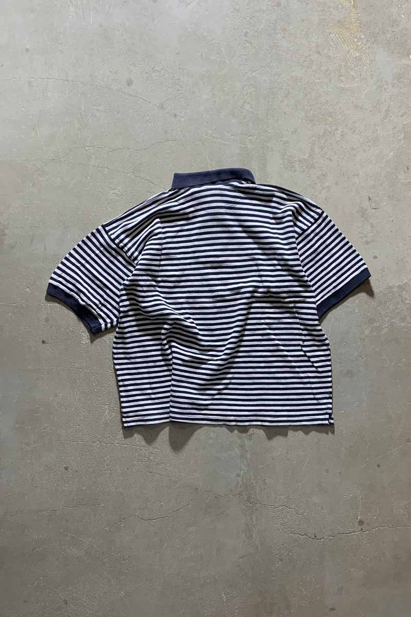 90'S NY YANKEES S/S POLO SHIRT/ NAVY [SIZE:L USED]