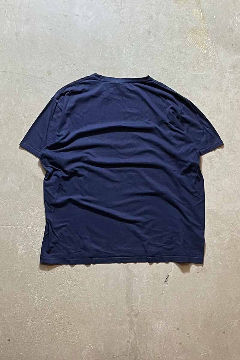 90'S S/S ONE POINT T-SHIRT / NAVY [SIZE: L USED]