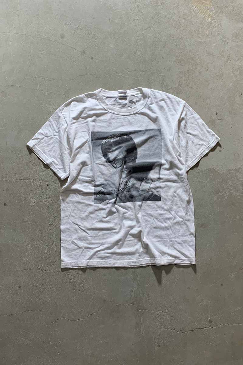 BUDDY HOLLY T-SHIRT / WHITE [SIZE: L USED]