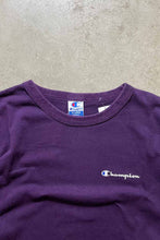 画像をギャラリービューアに読み込む, MADE IN USA 90&#39;S S/S ONE POINT LOGO T-SHIRT / PURPLE [SIZE: XL USED]
