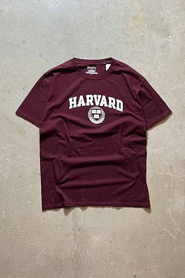 HARVARD AUTHENTIC TEE SHIRT / WINE RED [SIZE: L USED]