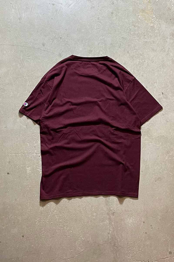 HARVARD AUTHENTIC TEE SHIRT / WINE RED [SIZE: L USED]