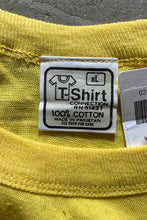 画像をギャラリービューアに読み込む, MADE IN PAKISTAN 90&#39;S WEST HEAVEN SHORELINE RUN T-SHIRT/ YELLOW [SIZE: XL USED]
