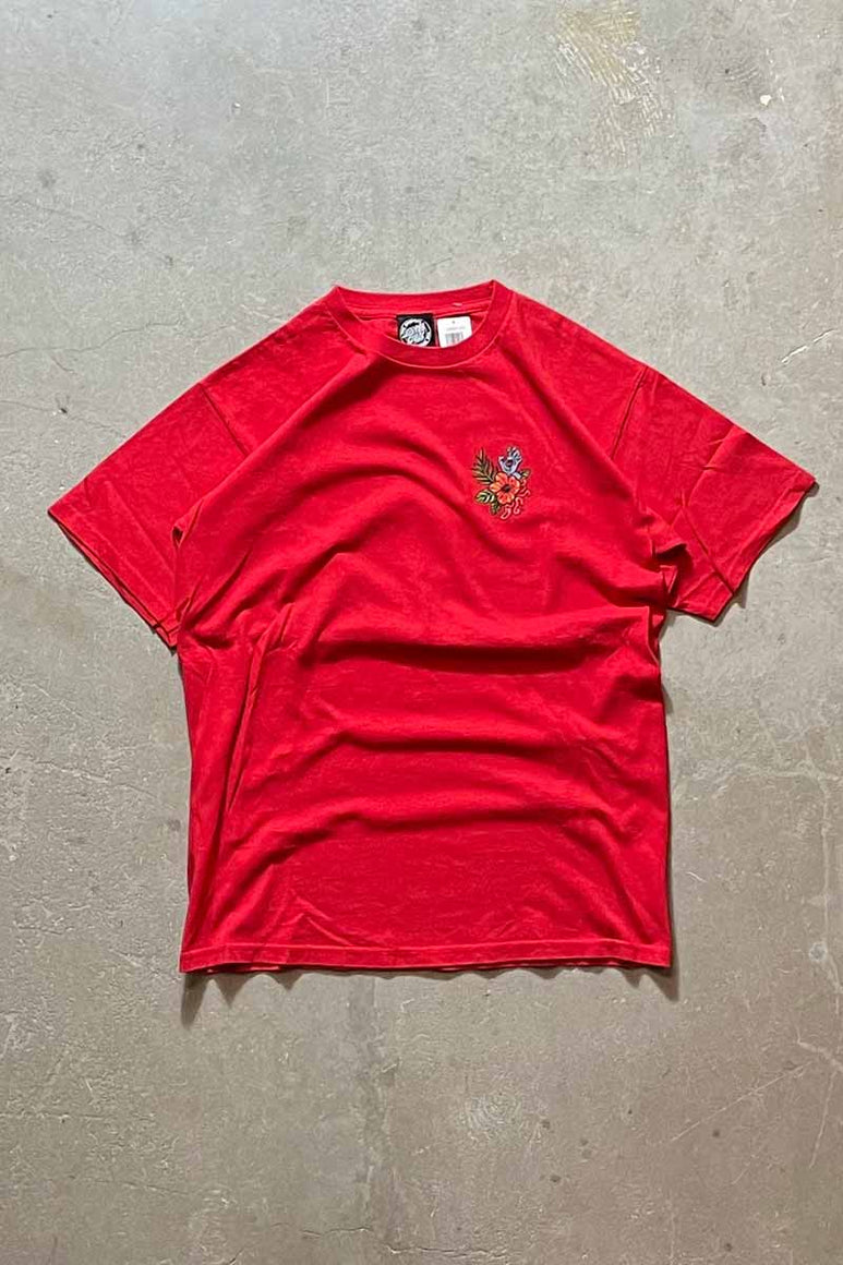 SANTA CRUZ S/S BACK PRINT T-SHIRT / RED [SIZE: M USED]