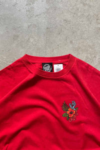 SANTA CRUZ S/S BACK PRINT T-SHIRT / RED [SIZE: M USED]