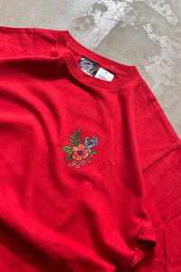 SANTA CRUZ S/S BACK PRINT T-SHIRT / RED [SIZE: M USED]