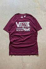 画像をギャラリービューアに読み込む, S/S LOGO PRINT T-SHIRT / WINE RED [SIZE: L DEADSTOCK/NOS]
