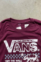 画像をギャラリービューアに読み込む, S/S LOGO PRINT T-SHIRT / WINE RED [SIZE: L DEADSTOCK/NOS]
