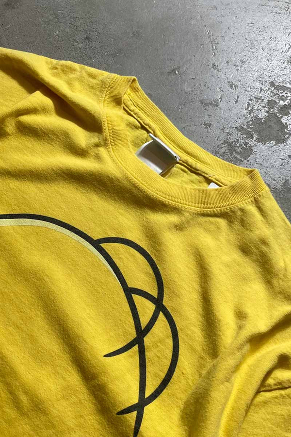 MATT GROENING TEE SHIRT / YELLOW [SIZE: M USED]