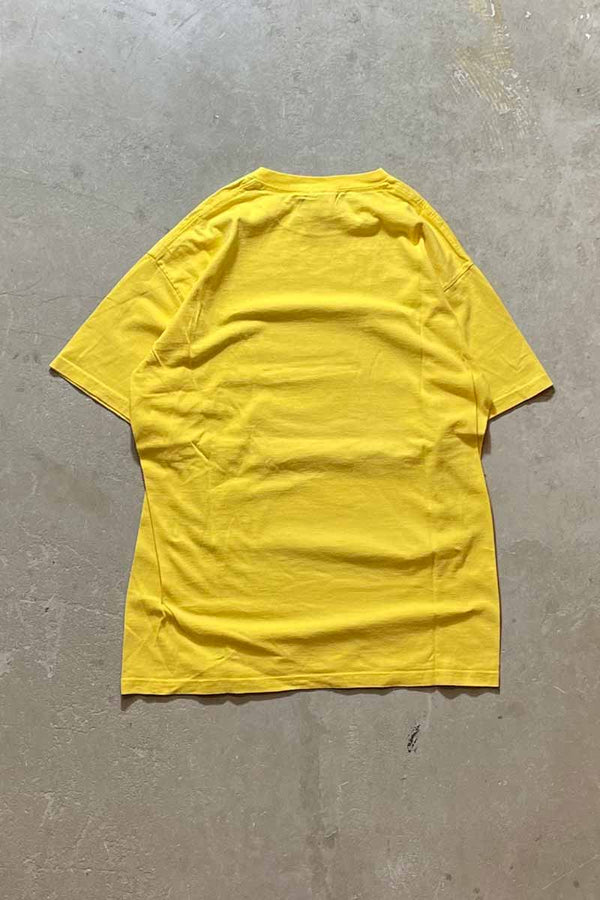 MATT GROENING TEE SHIRT / YELLOW [SIZE: M USED]
