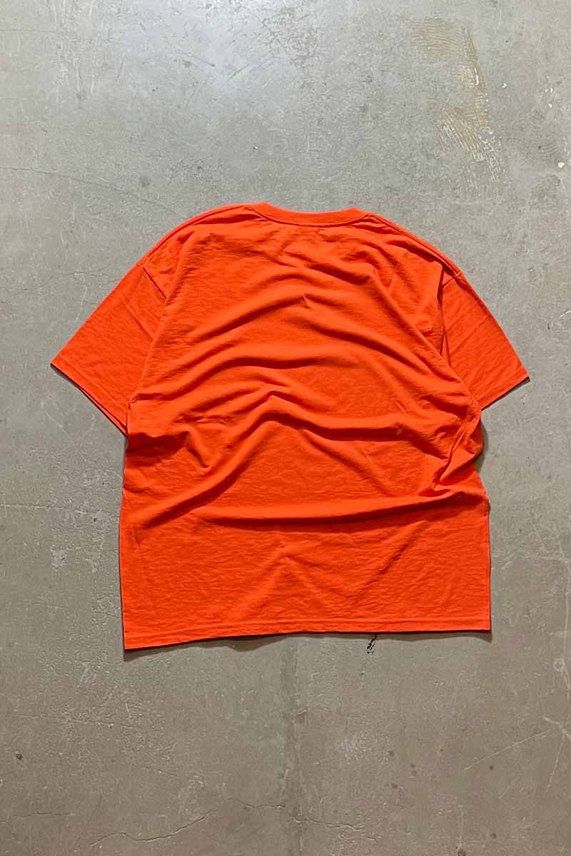 S/S I LOVE NY PRINT T-SHIRT / ORANGE [SIZE: XL USED]