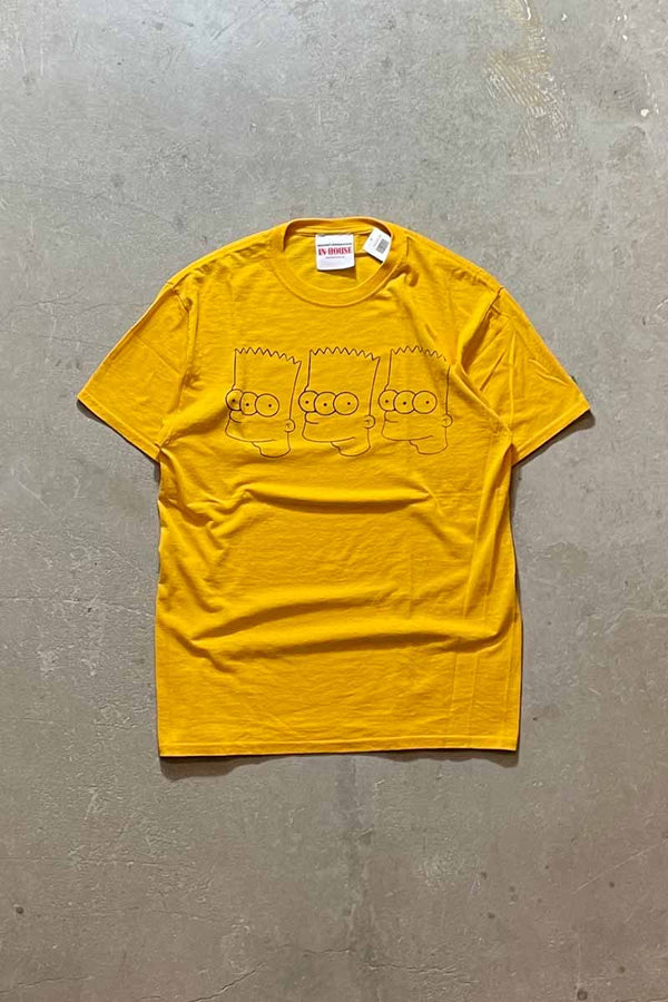 S/S THE SIMPSONS T-SHIRT / YELLOW [SIZE: M USED]
