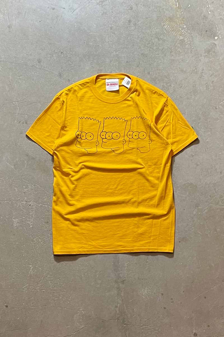 S/S THE SIMPSONS T-SHIRT / YELLOW [SIZE: M USED]