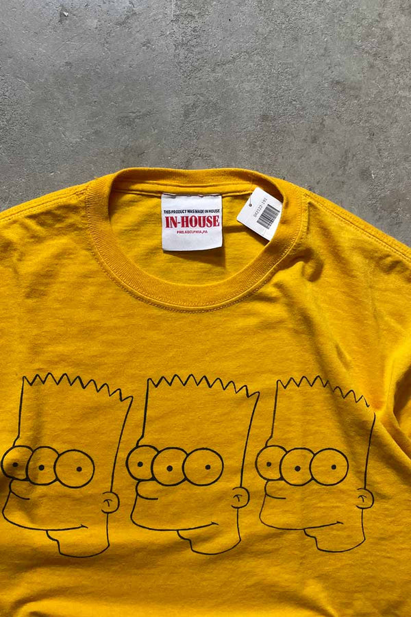 S/S THE SIMPSONS T-SHIRT / YELLOW [SIZE: M USED]