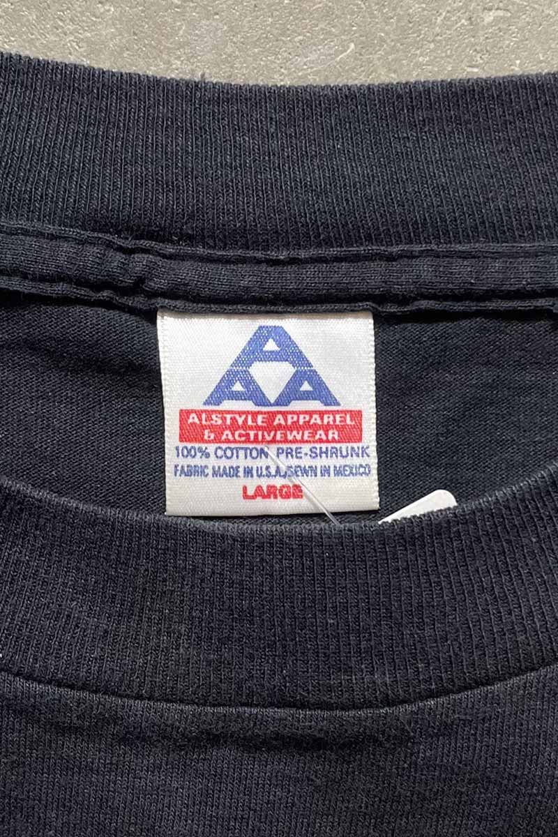 MADE IN USA S/S THE ONE CROSS FOR ALL T-SHIRT / BLACK/MULTI [SIZE: L USED]