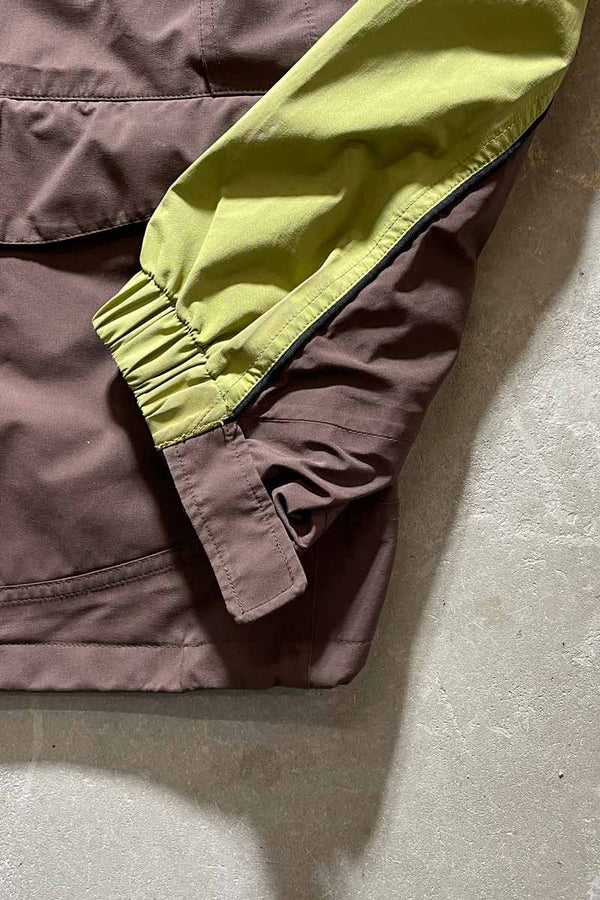90-00s ZIP UP TWO TONE GORE-TEX MOUNTAIN PARKA / GREEN [SIZE: L USED]