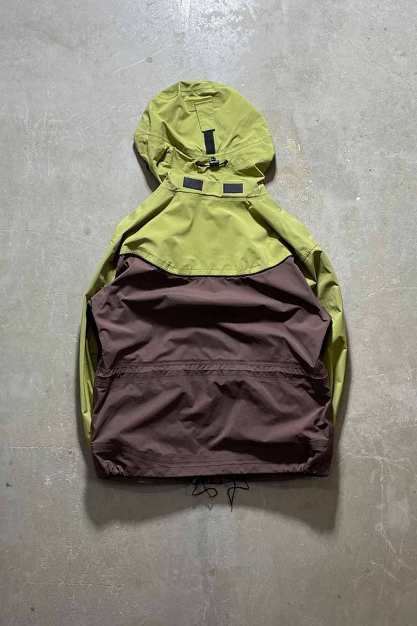 90-00s ZIP UP TWO TONE GORE-TEX MOUNTAIN PARKA / GREEN [SIZE: L USED]