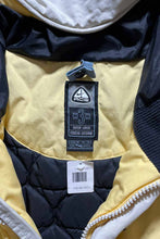 画像をギャラリービューアに読み込む, Y2K EARLY 00&#39;S OUTER LAYER 3 ZIP UP NYLON HOODIE JACKET W/ QUILTING LINER / YELLOW [SIZE: XL USED]
