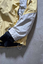 画像をギャラリービューアに読み込む, Y2K EARLY 00&#39;S OUTER LAYER 3 ZIP UP NYLON HOODIE JACKET W/ QUILTING LINER / YELLOW [SIZE: XL USED]
