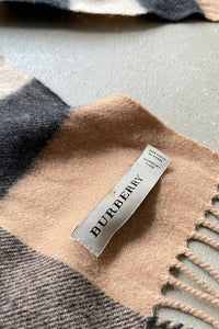 MADE IN SCOTLAND CASHMERE SCARF / BEIGE [SIZE: ONE SIZE USED]