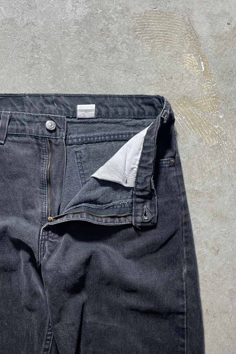 MADE IN USA 95'S 560 DENIM PANTS / SULFUR BLACK [SIZE: W29 x L30 USED]