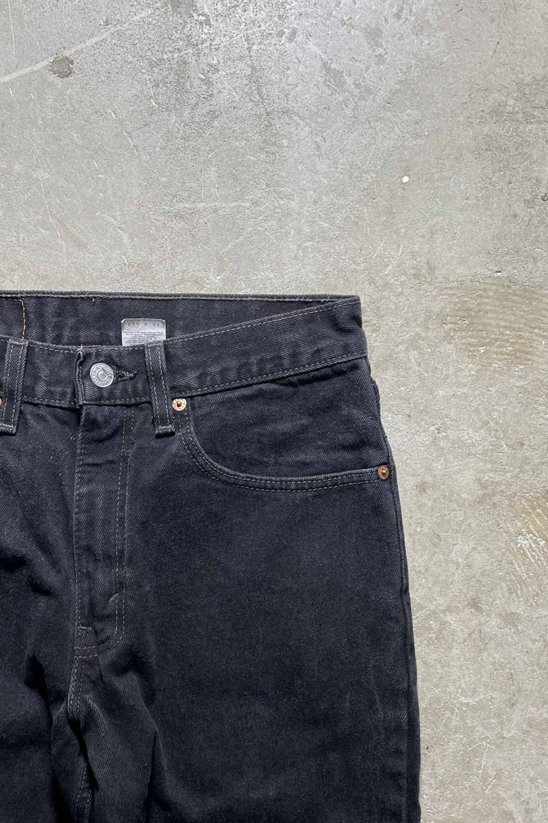 MADE IN USA 99'S 550 DENIM PANTS / SULFUR BLACK [SIZE: W31 x L32 USED]