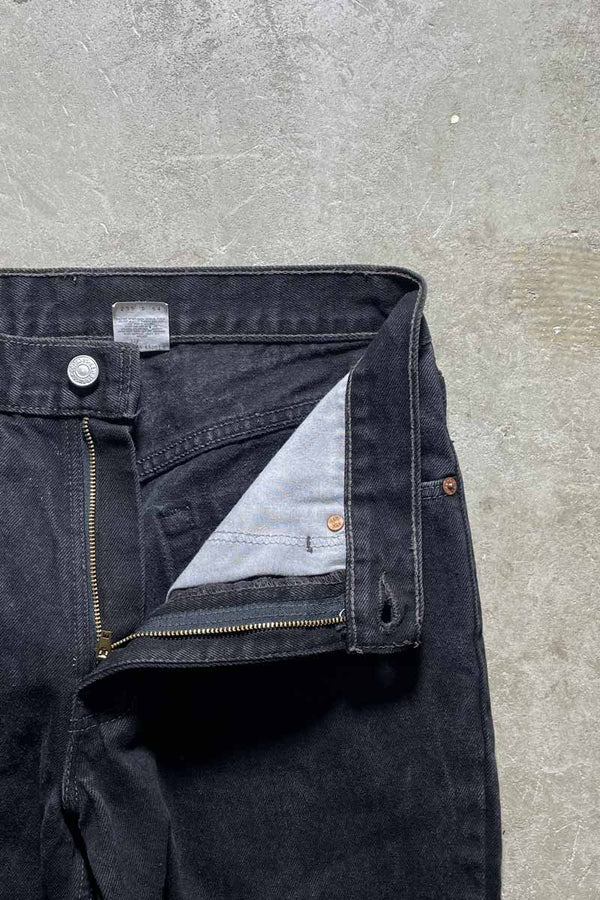 MADE IN USA 99'S 550 DENIM PANTS / SULFUR BLACK [SIZE: W31 x L32 USED]