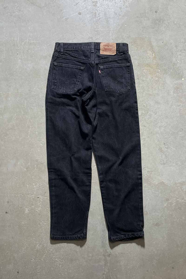 MADE IN USA 99'S 550 DENIM PANTS / SULFUR BLACK [SIZE: W31 x L32 USED]
