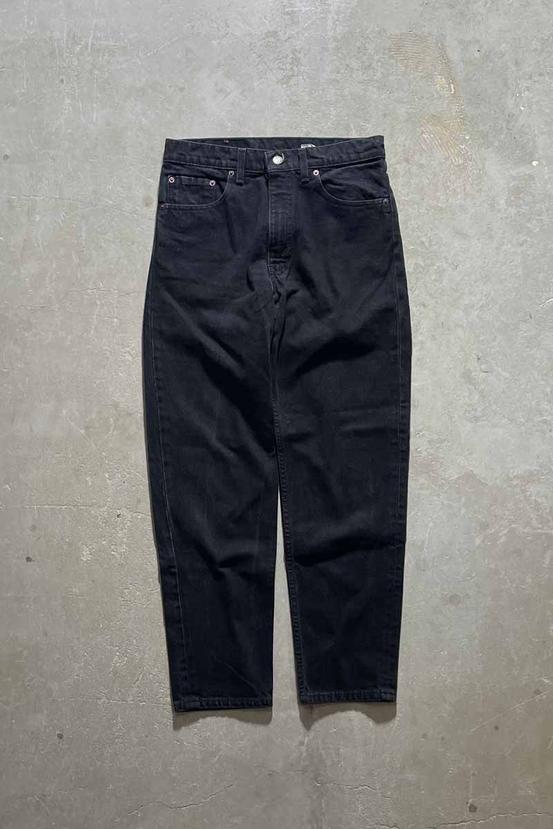MADE IN USA 94'S 550 DENIM PANTS / SULFUR BLACK [SIZE: W32 x L30 USED]
