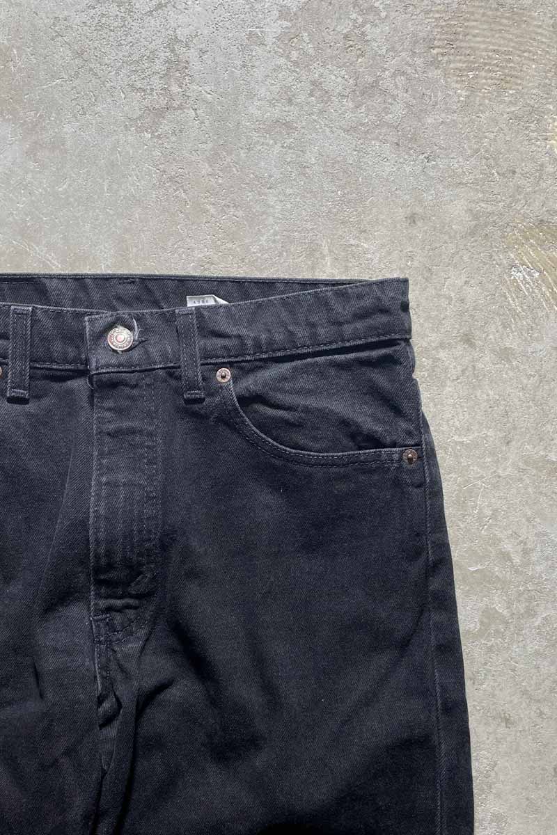 MADE IN USA 94'S 550 DENIM PANTS / SULFUR BLACK [SIZE: W32 x L30 USED]