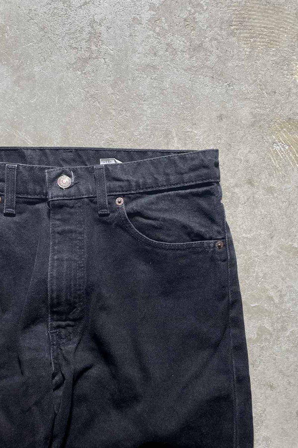 MADE IN USA 94'S 550 DENIM PANTS / SULFUR BLACK [SIZE: W32 x L30 USED]