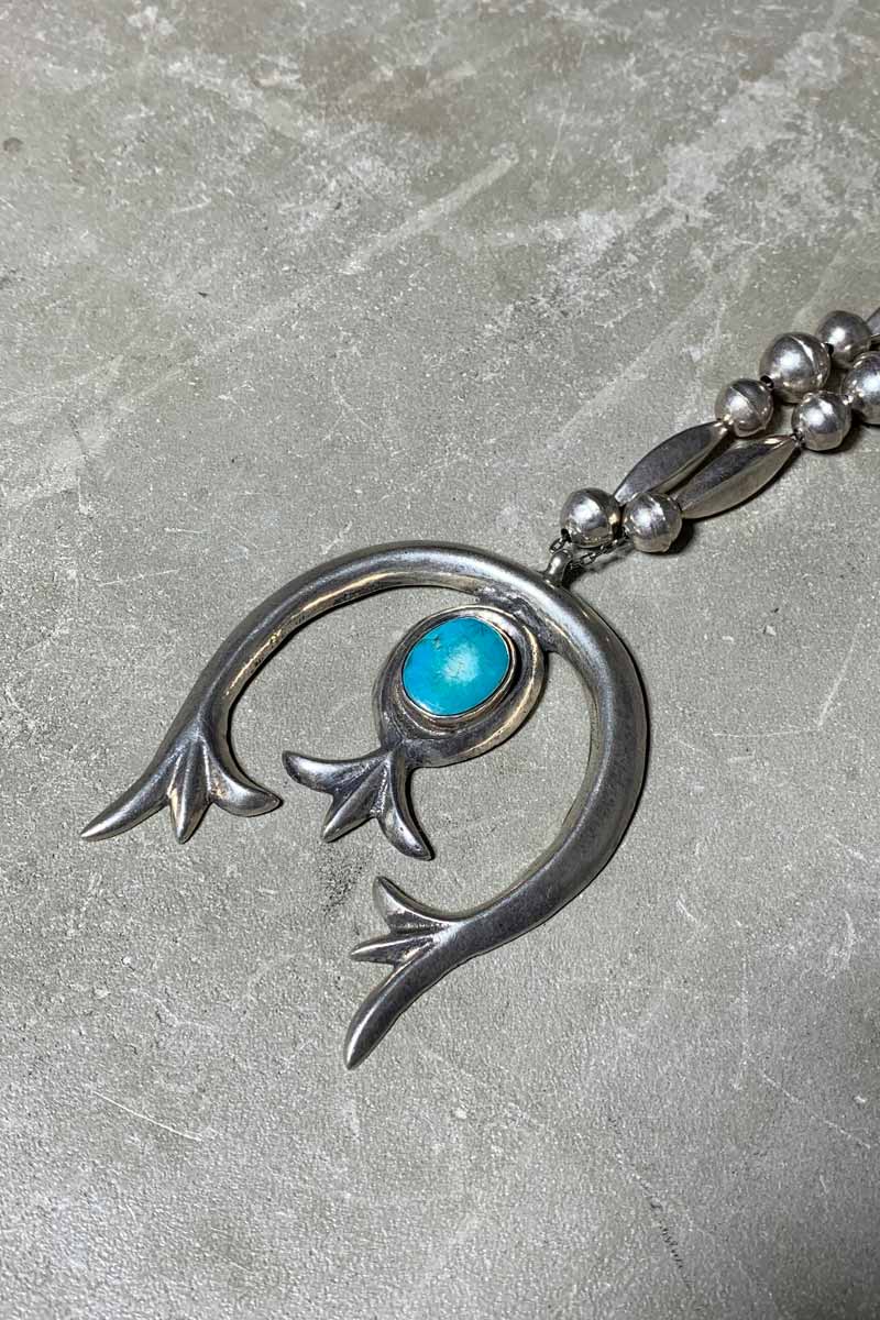 1930'S VINTAGE NAJA NECKLACE W/TURQUOIS [SIZE: ONE SIZE USED]